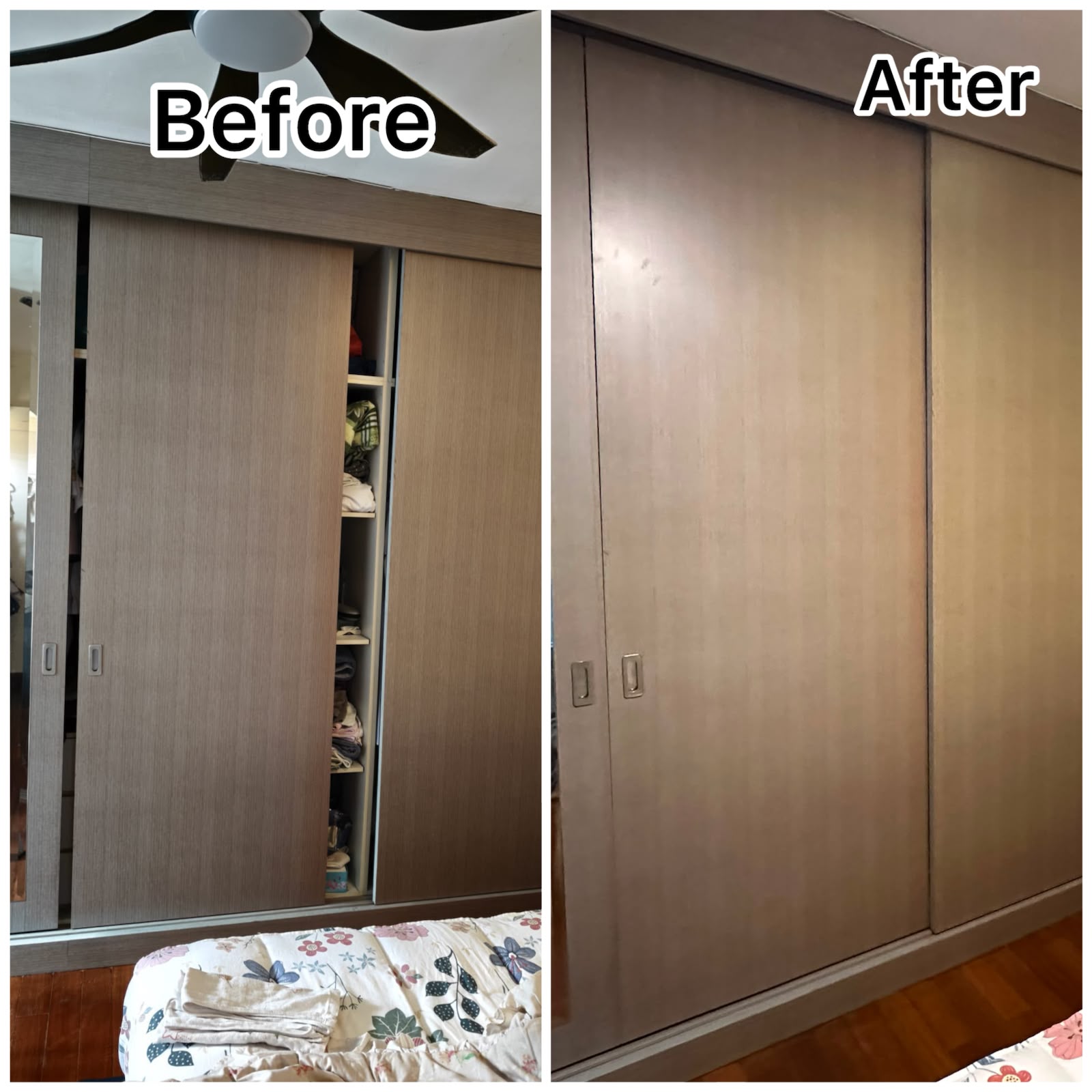 Sliding Wardrobe Door Repair & Alignment Service in Singapore